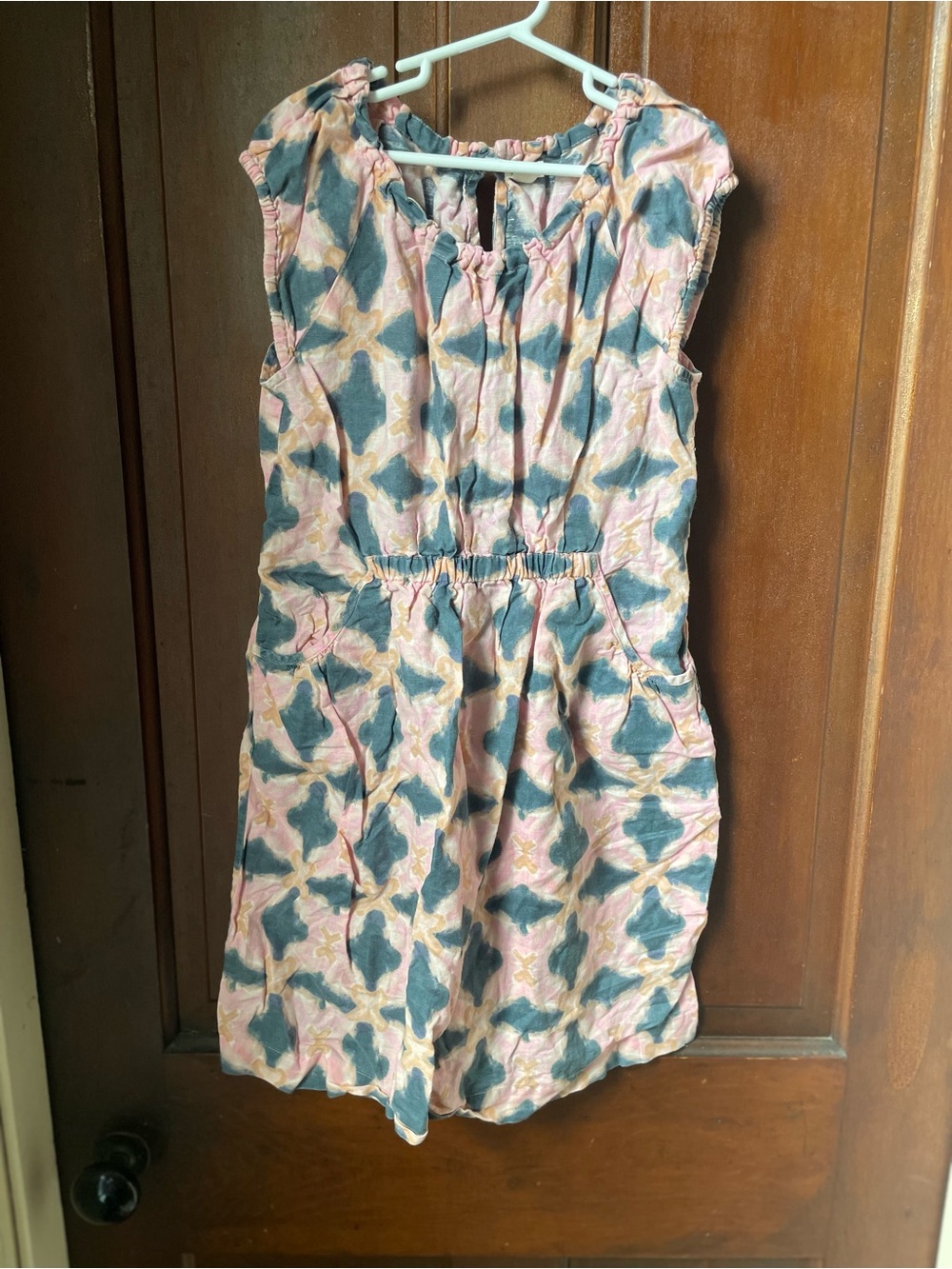 Crewcuts girls size 10 pink / gray dress